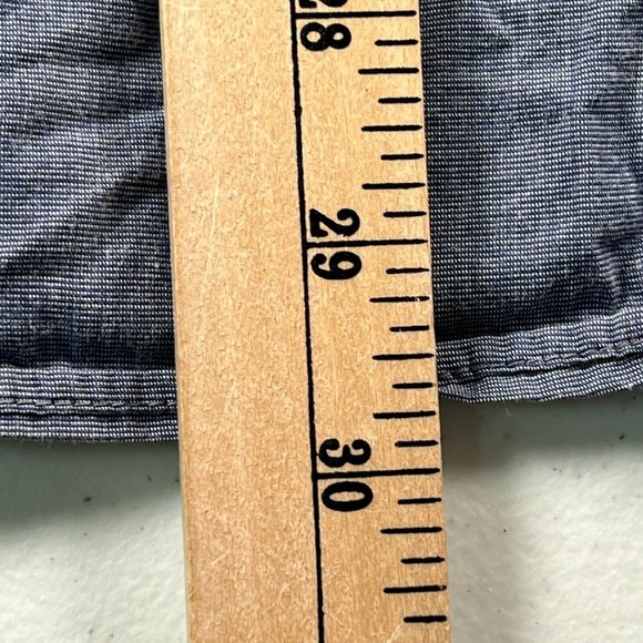 Banana Republic Shirt Men's Large Long-sleeve Button-up Blue Cotton Casu… - Picture 6 of 6